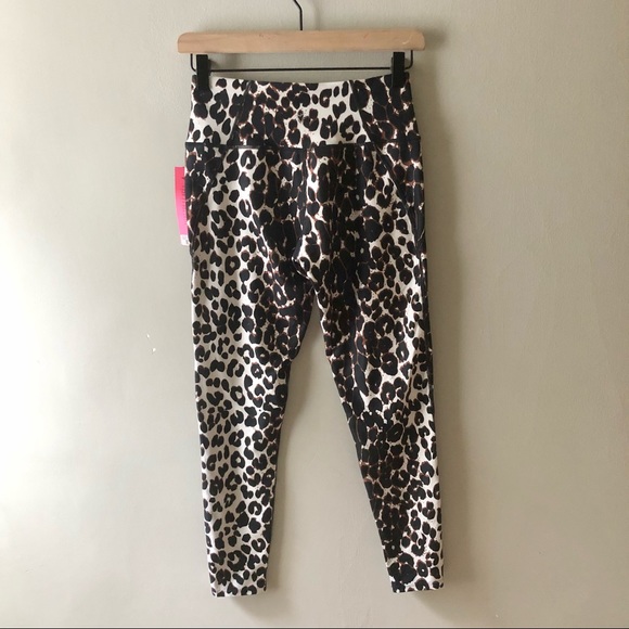 BETSEY JOHNSON Leopard Print High Rise Ankle Leggings - Picture 4 of 5